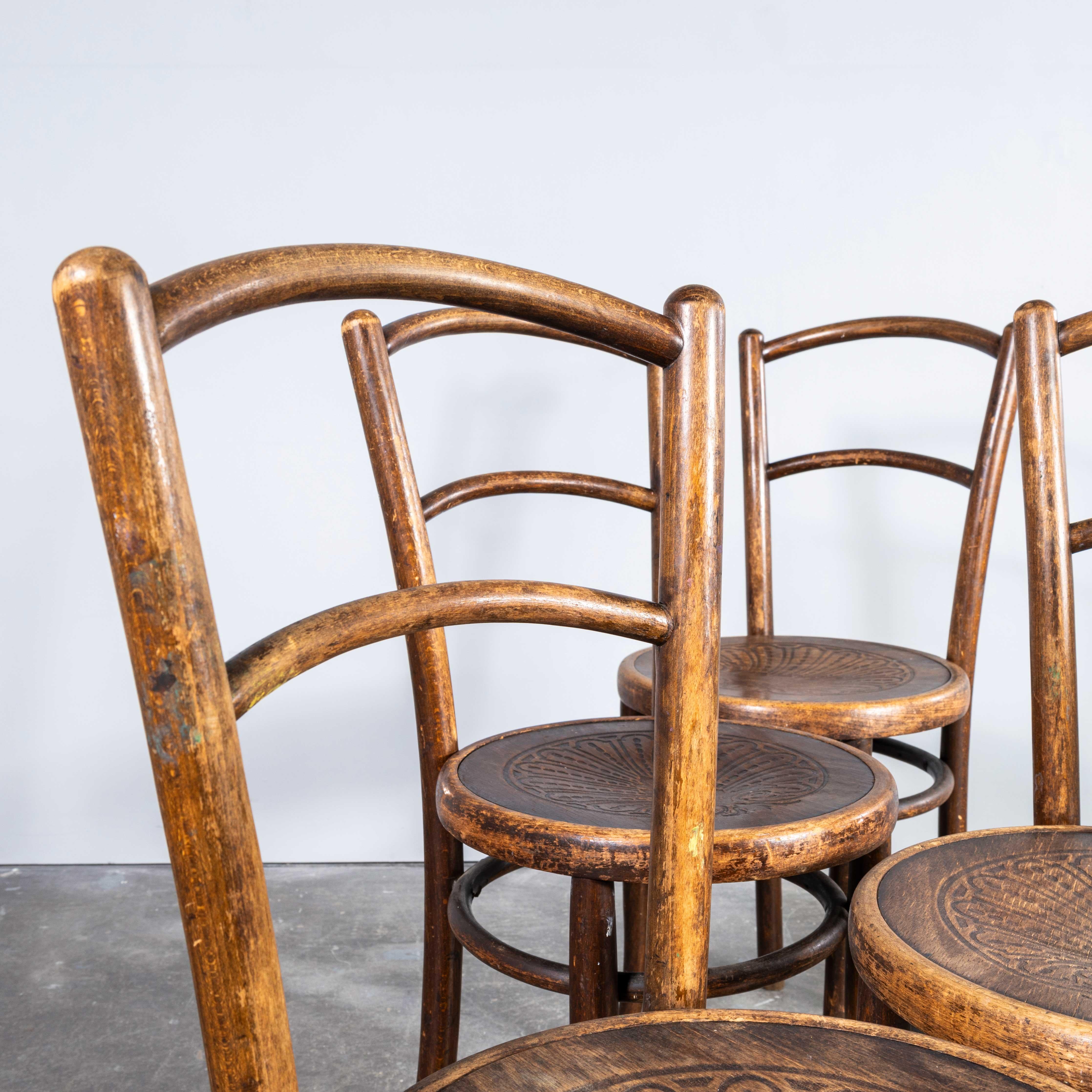 19th Century 1890 Decorated Side Chairs - JJ Kohn - Austria