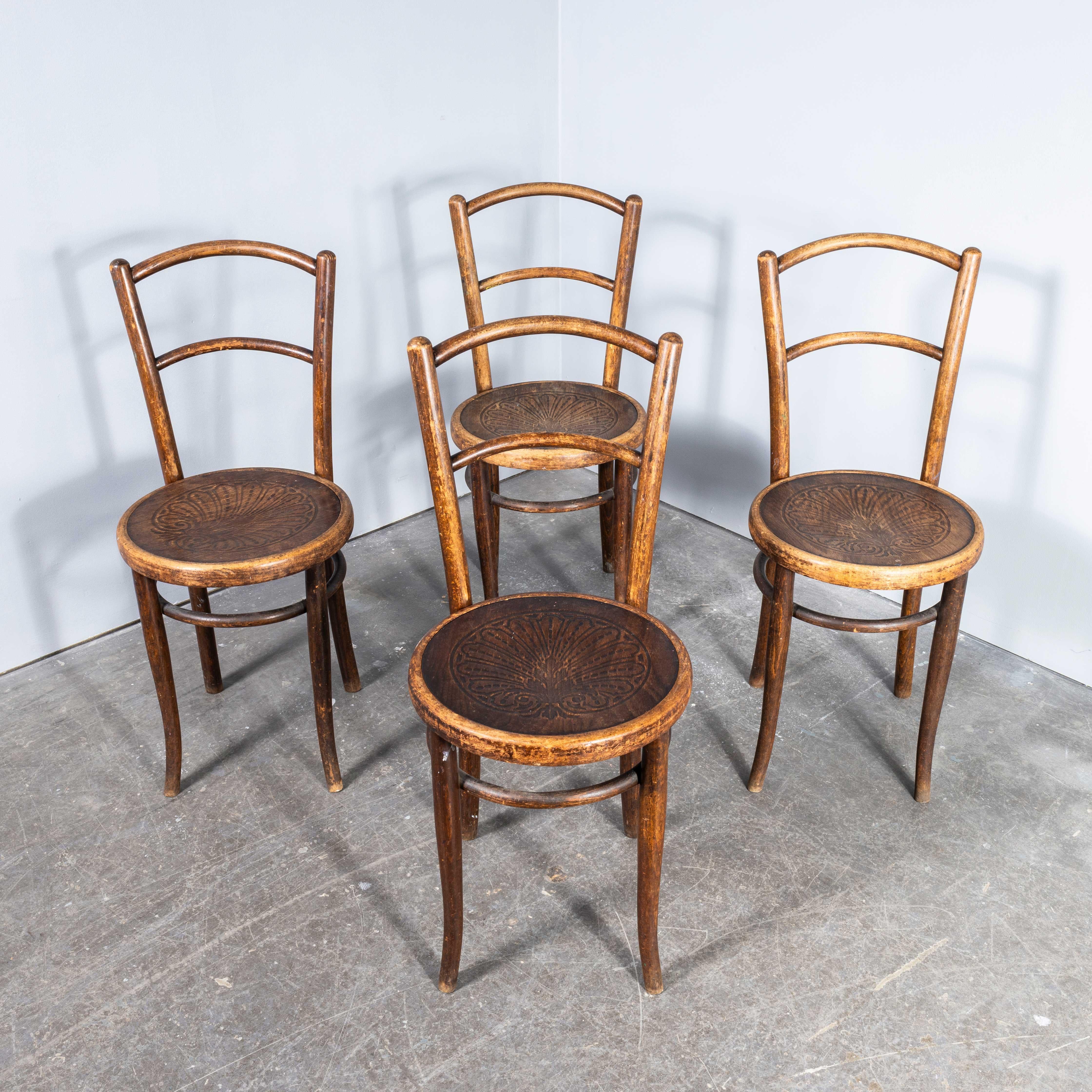 1890 Decorated Side Chairs - JJ Kohn - Austria 3