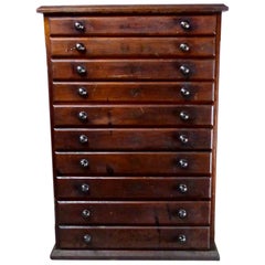 Used 1890 Dental Flat File Cabinet