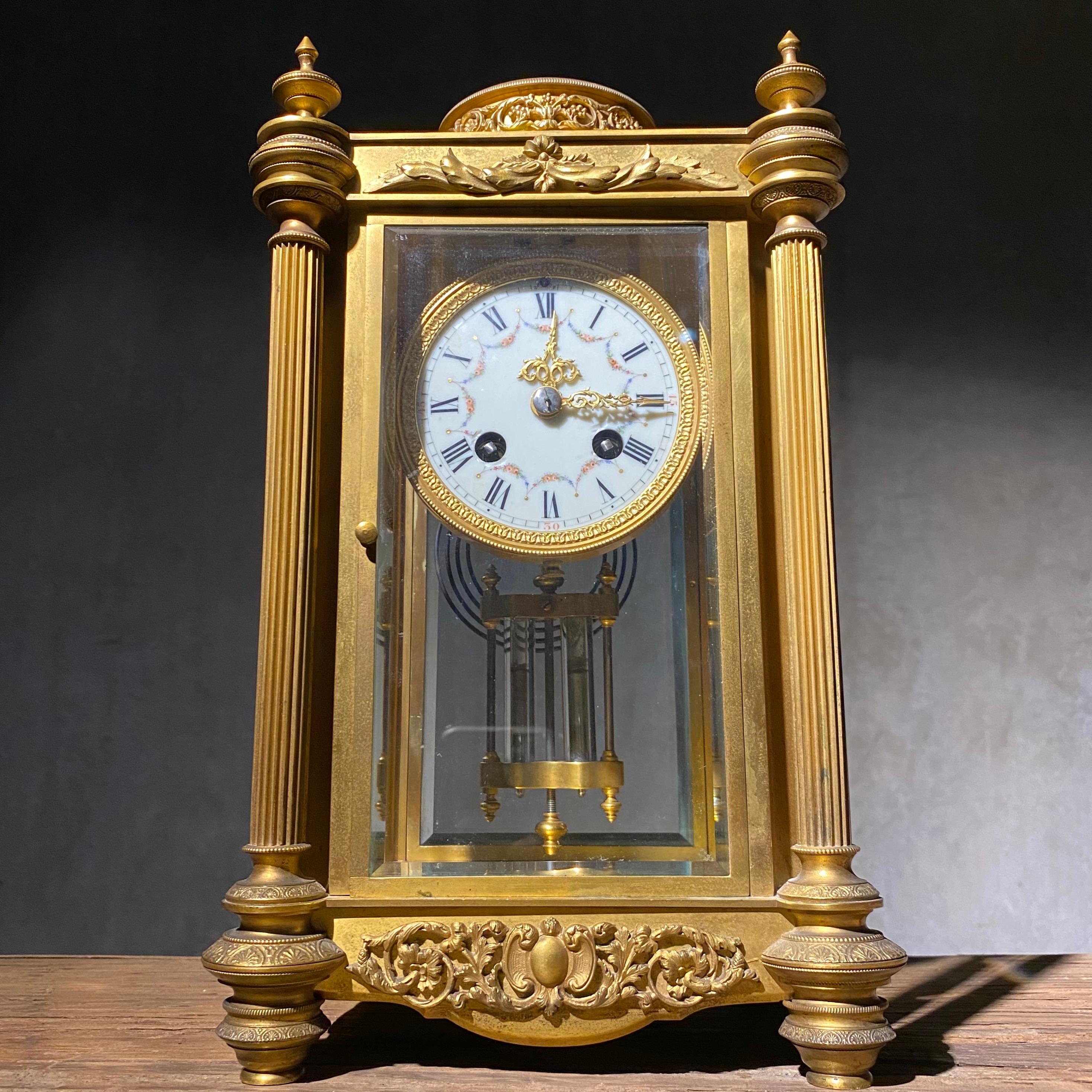 medaille de bronze clock
