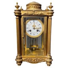 Antique 1890 French Clock Medaille D'or  By Samuel Marti For Tiffany