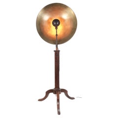 1890 Parabolic Mirror Floor Lamp