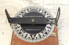 1890 Small Antique Nautical Brass Pelorus Boyce-Meyer Pelorus Bronxonville N.Y