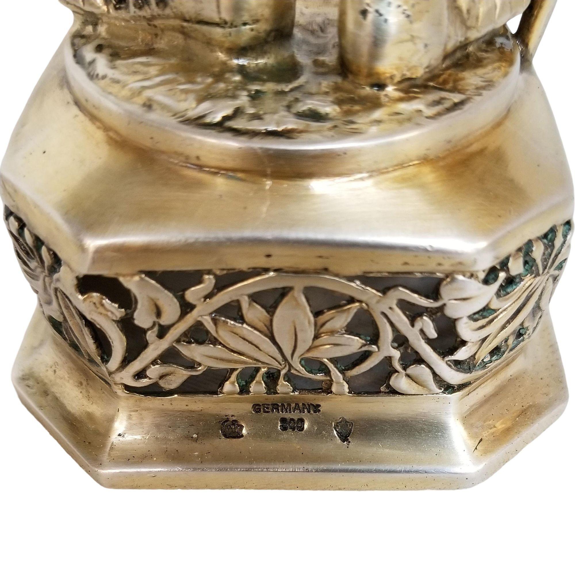 1890 Sterling King Knight d'argento di B. Neresheimer & Söhne Hanau in vendita 1