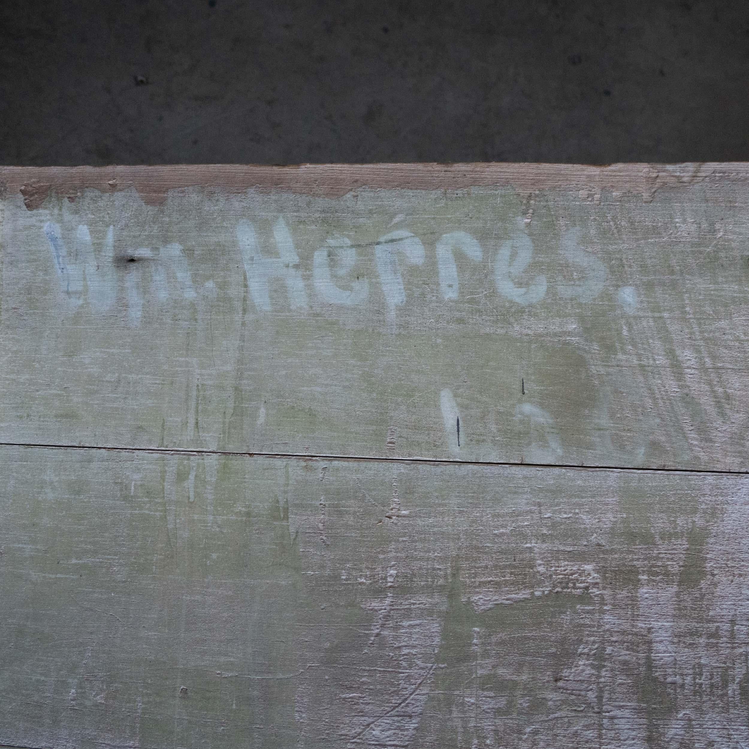 Bois 1890 Wood Panneau publicitaire pour cigares grand américain en vente