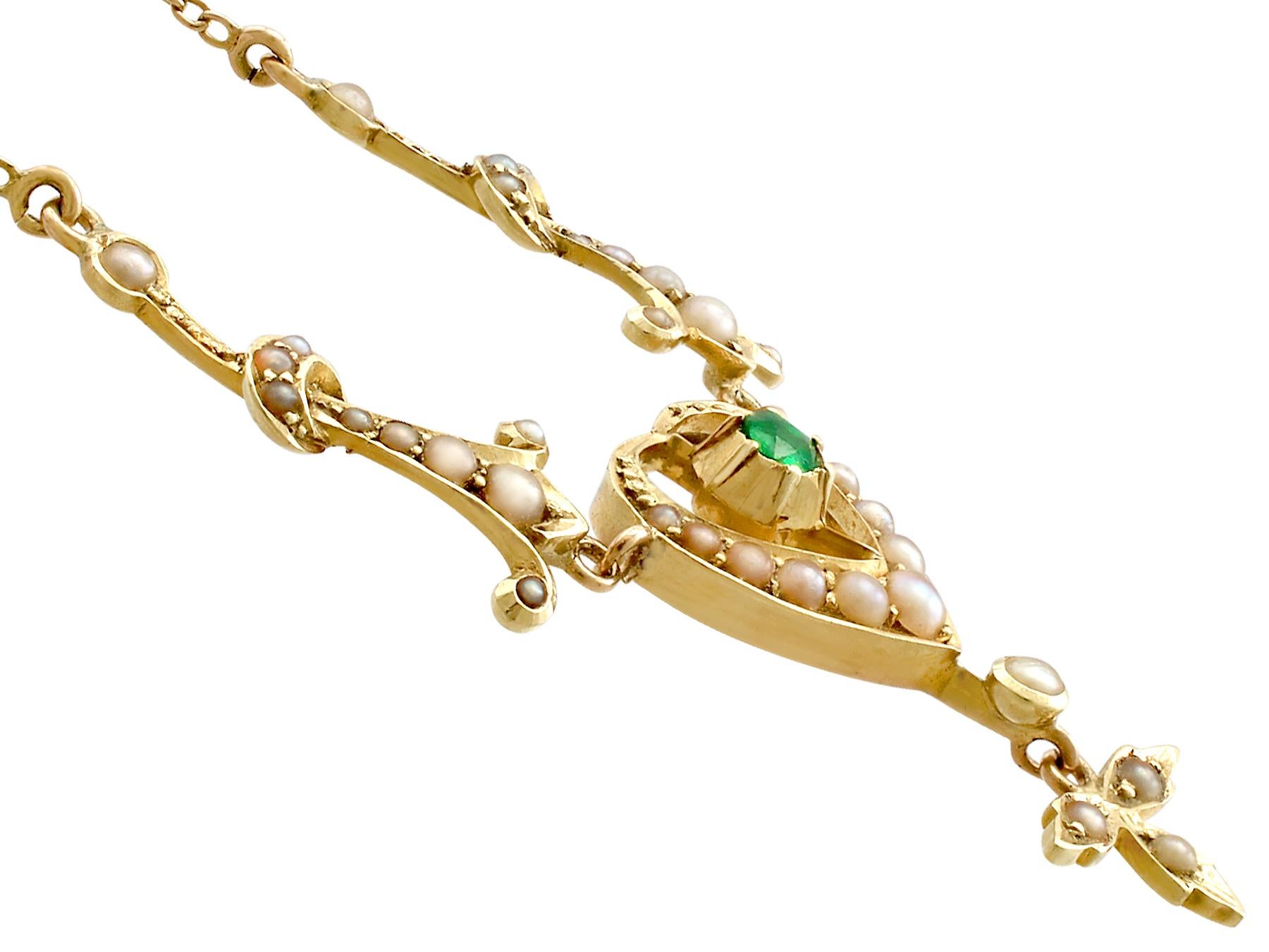 antique peridot necklace