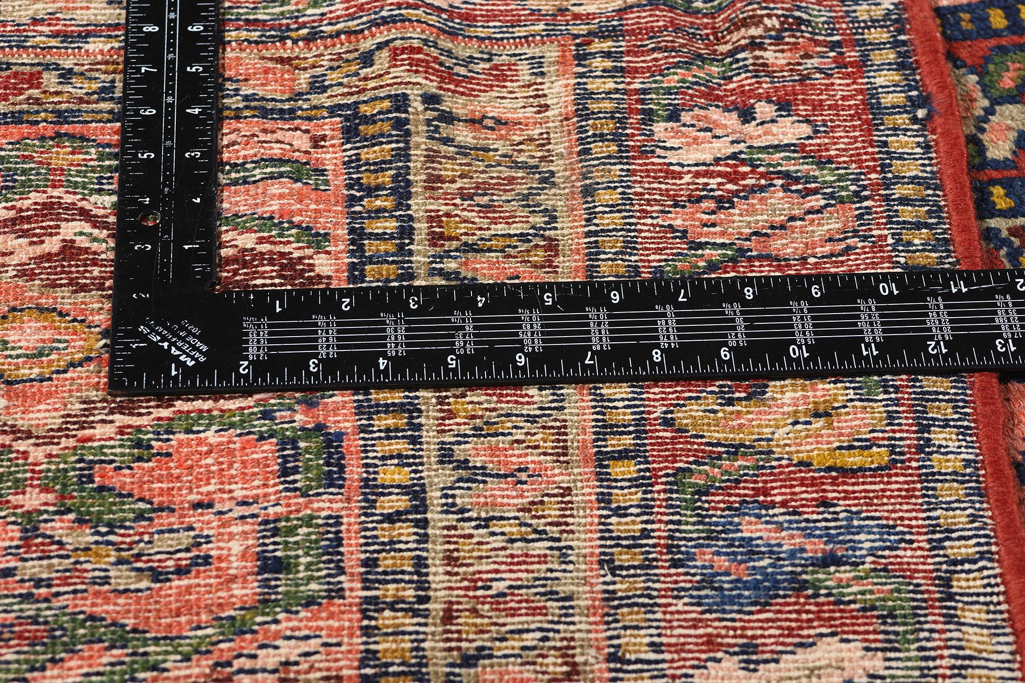 1890's Antiker Blauer Persischer Hamadan Teppich (19. Jahrhundert) im Angebot