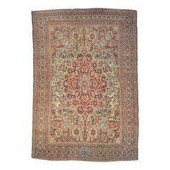 1890s Antique Handmade Persian Lavar Kerman Rug - 13
7" x 19
4" 1890s Antique Handmade Persian Lavar Kerman Rug - 13
7" x 19
4"