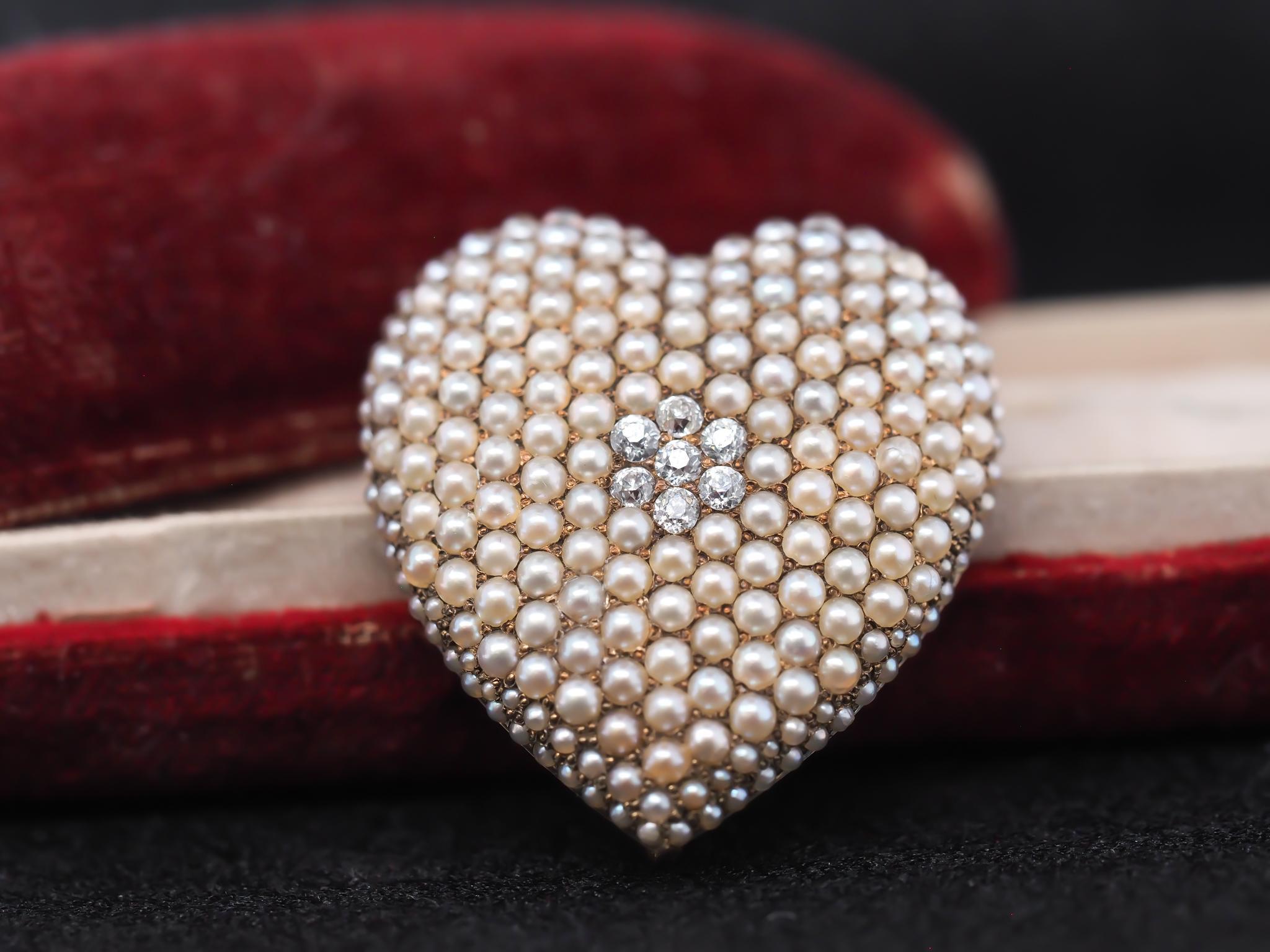 Year: 1890s

Item Details:
Metal Type: 14K Yellow Gold [Hallmarked, and Tested]
Weight: 11.2 grams

Diamond Details: Old Mine Brilliant, .25ct total weight, G Color, VS/SI Clarity.

Measurement: 1.25 inch long

Condition: Excellent