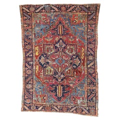 Tapis persan Serapi ancien des années 1890
