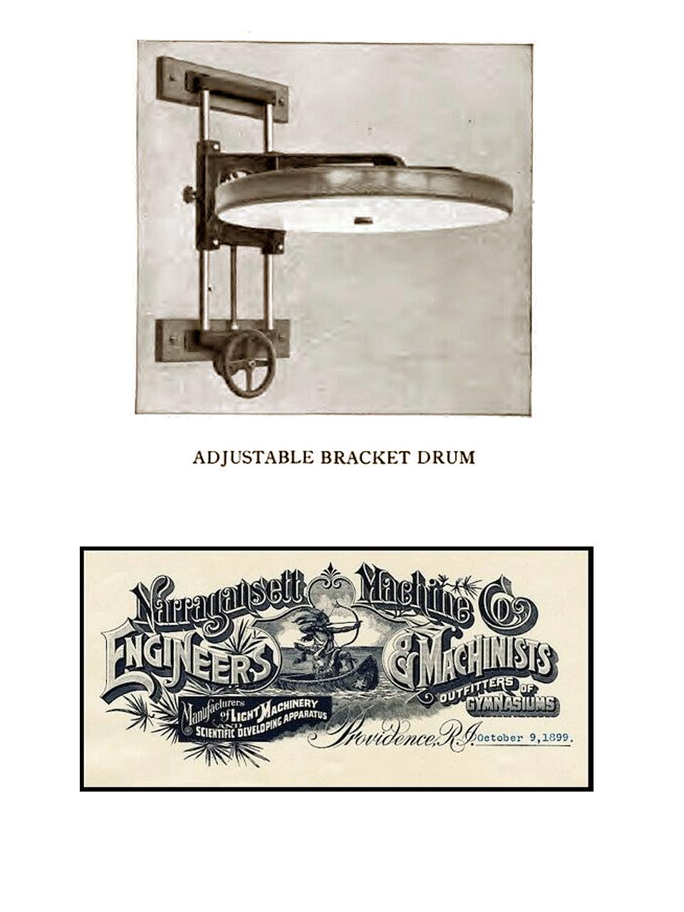American 1890s Articulating Speed Bag Platform, Super Rare