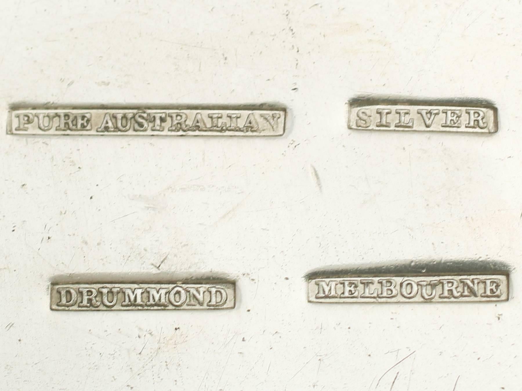 1890s Australian Pure Silver 'Emu' Ornament 3