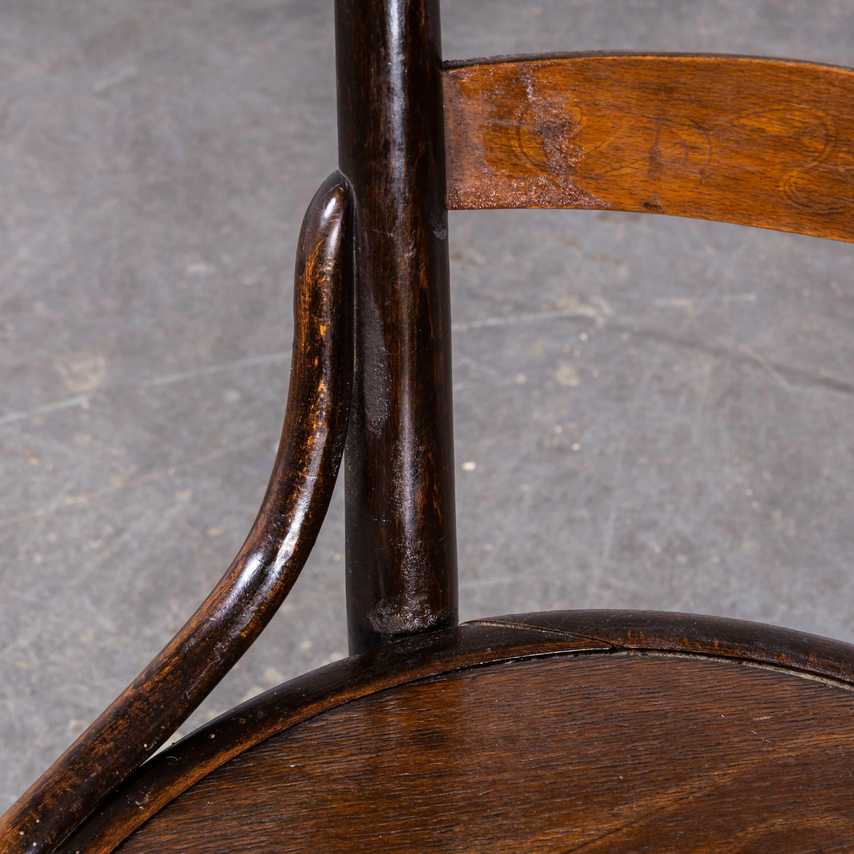 1890s Bentwood Debrecen Single Dining Chair For Sale 5