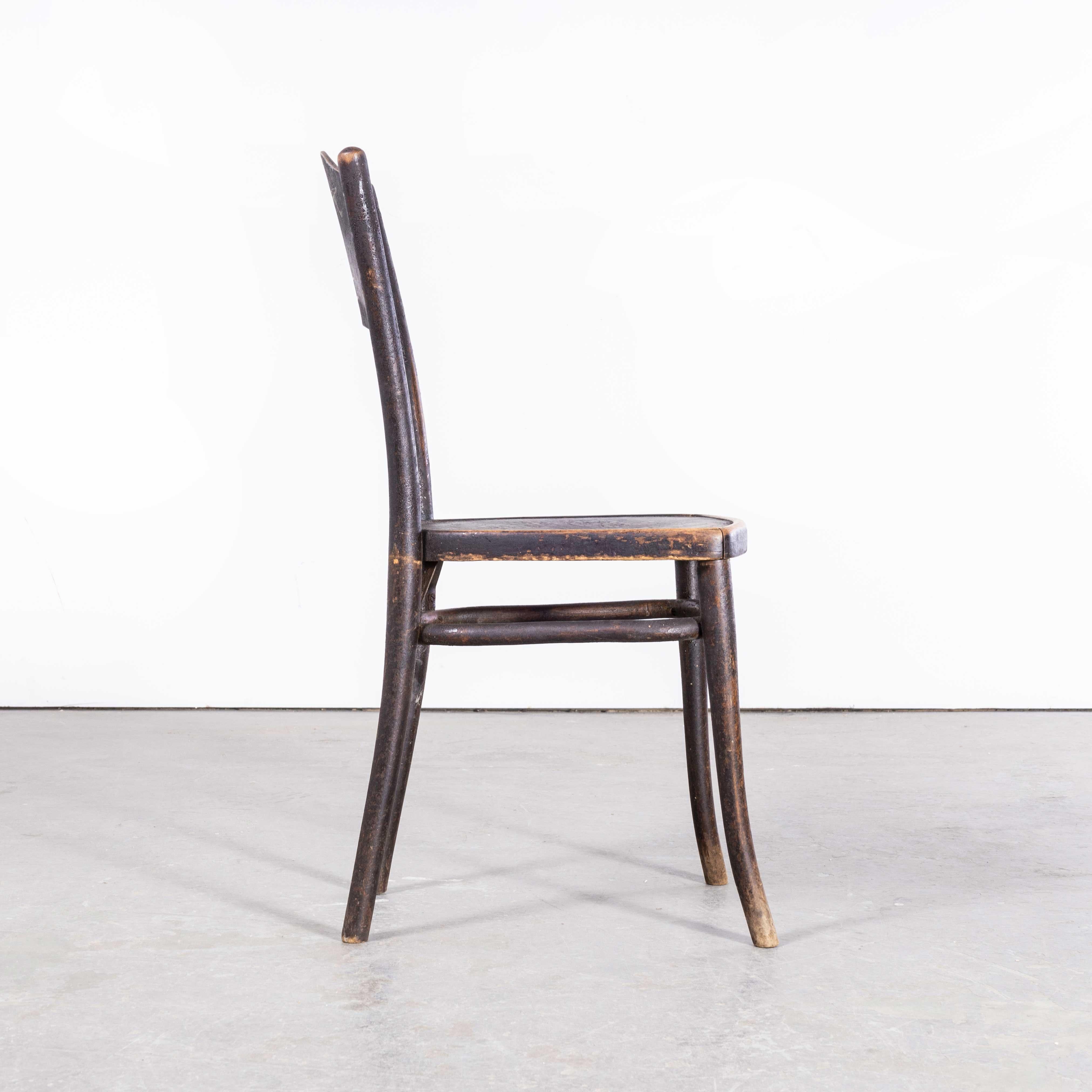 European 1890s Bentwood Debrecen Single Dining Chair For Sale