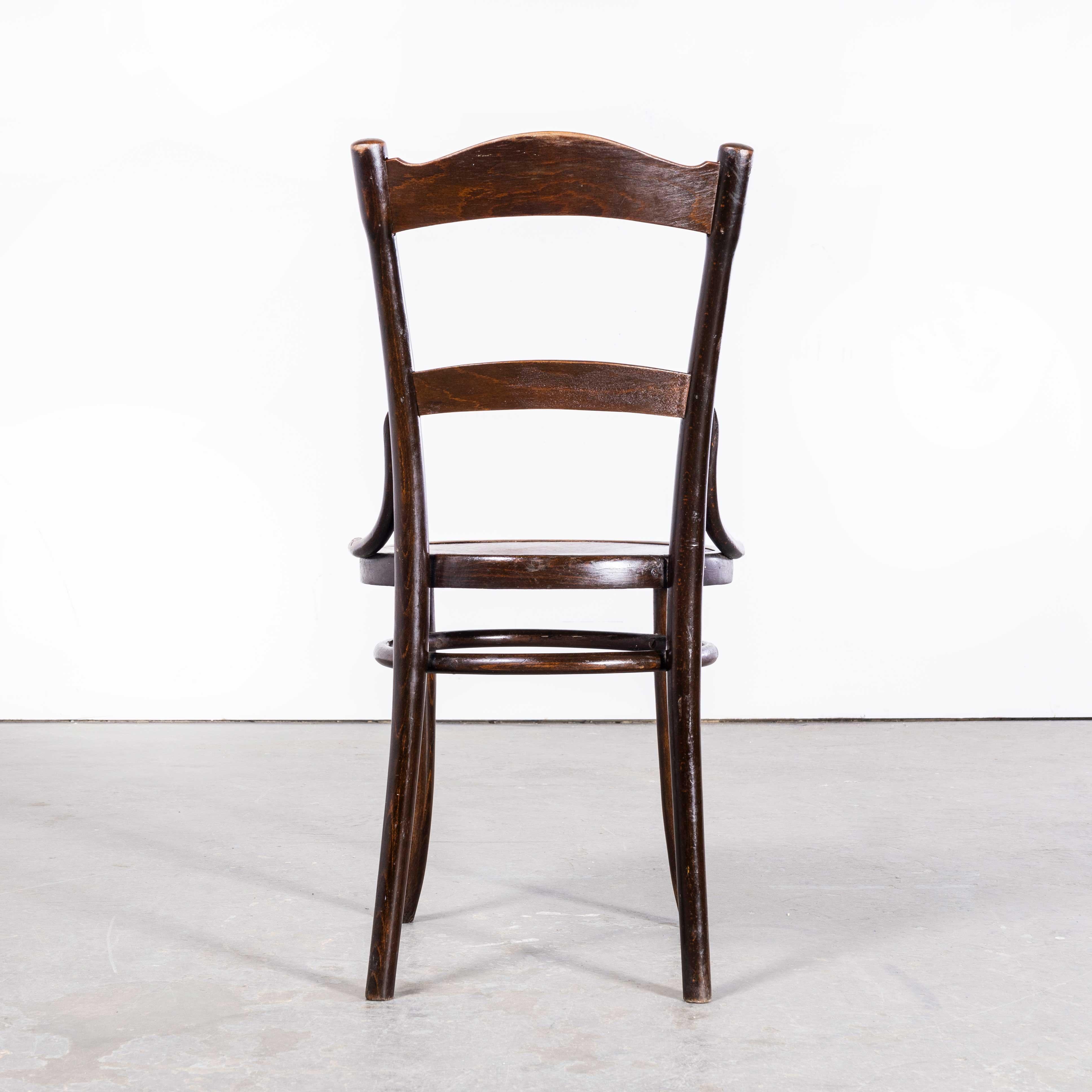 European 1890s Bentwood Debrecen Single Dining Chair For Sale