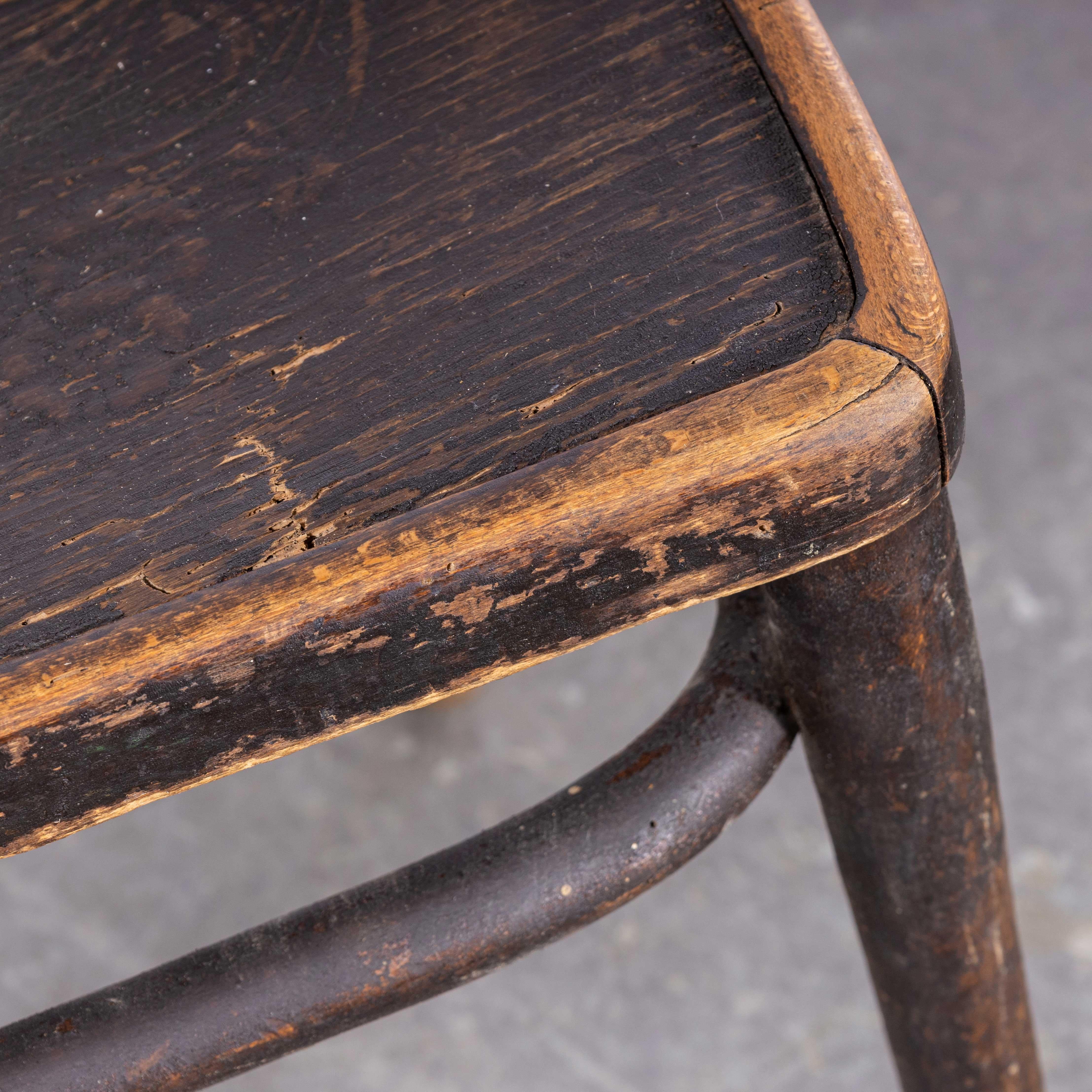 1890s Bentwood Debrecen Single Dining Chair In Good Condition For Sale In Hook, Hampshire