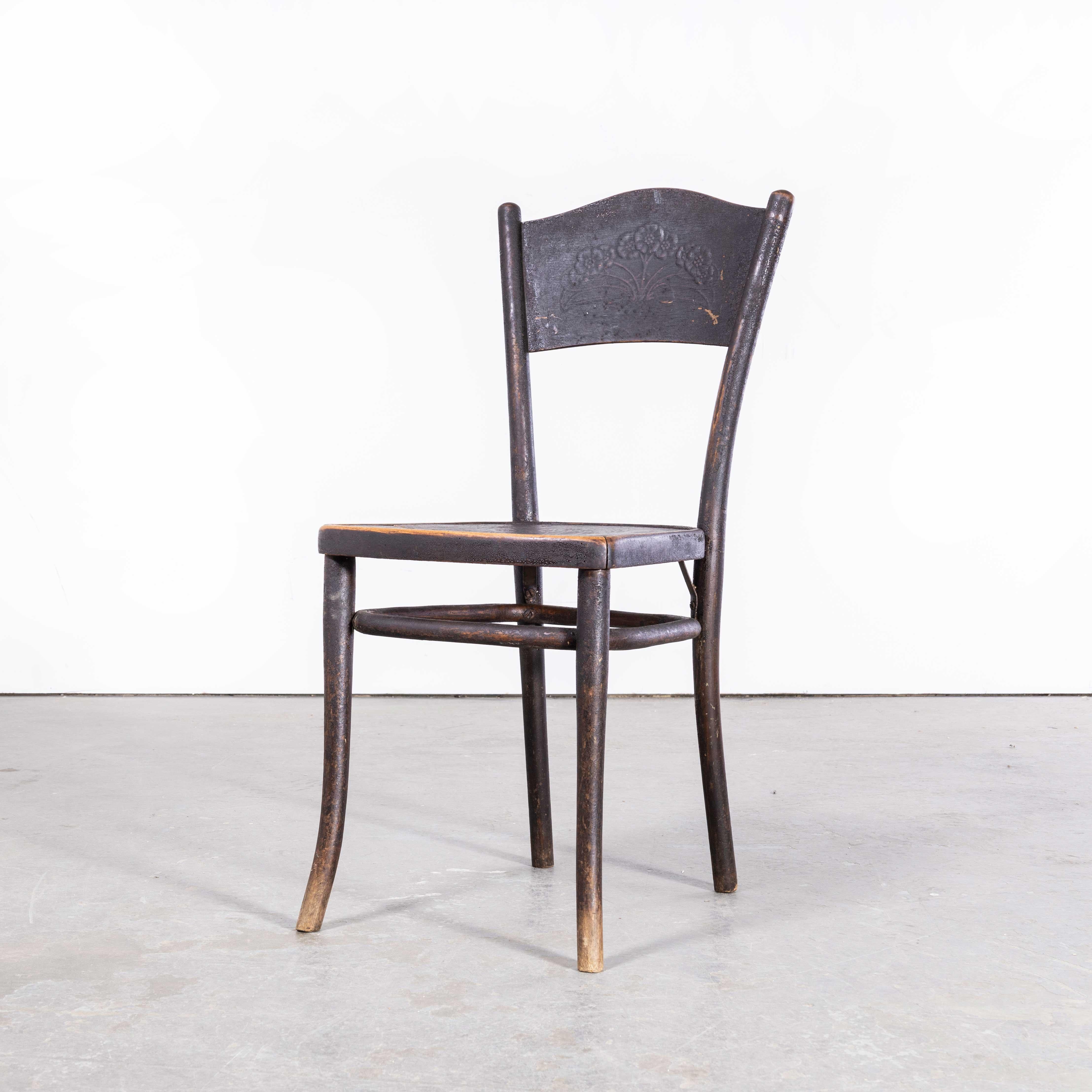 Mid-20th Century 1890s Bentwood Debrecen Single Dining Chair For Sale