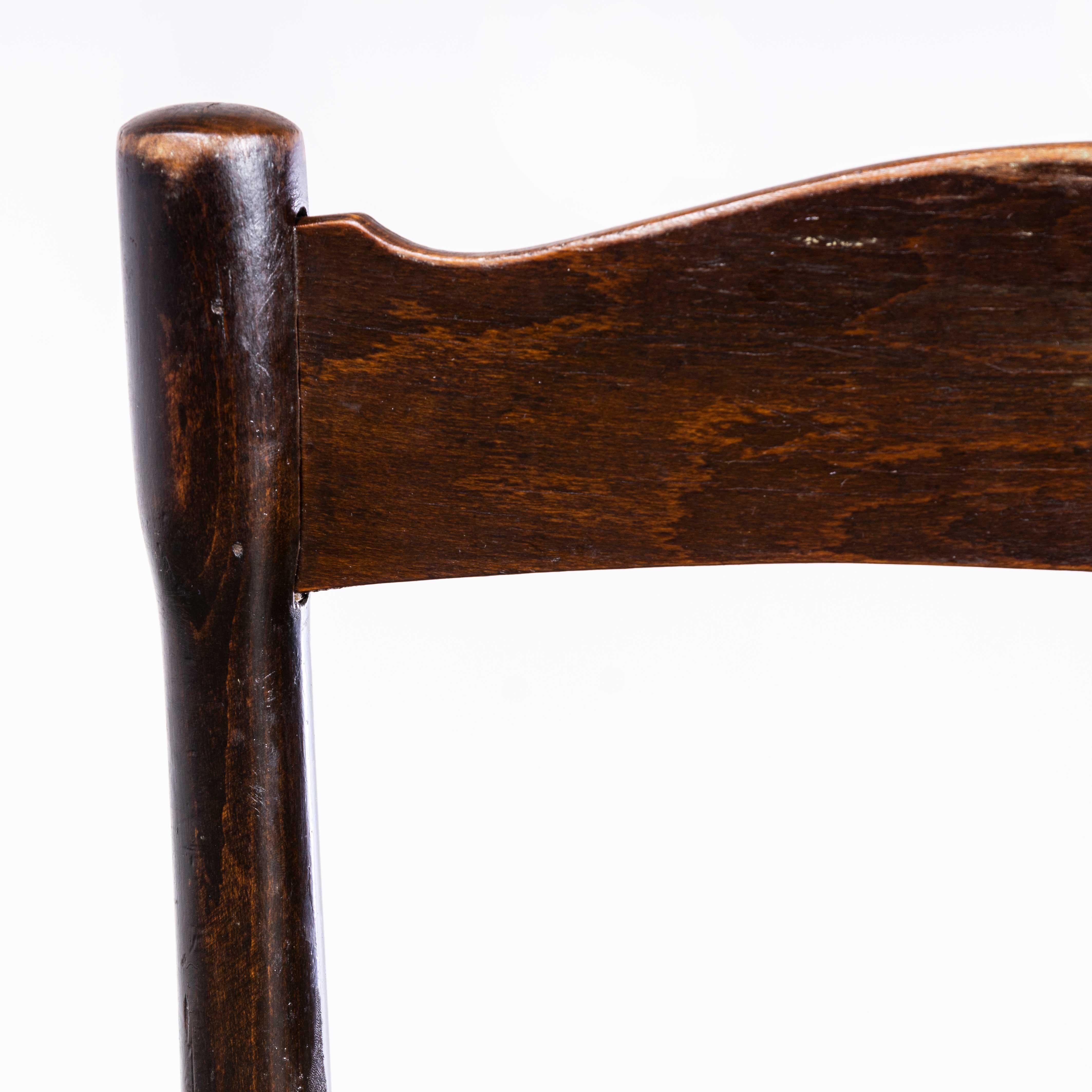 Late 19th Century 1890s Bentwood Debrecen Single Dining Chair For Sale