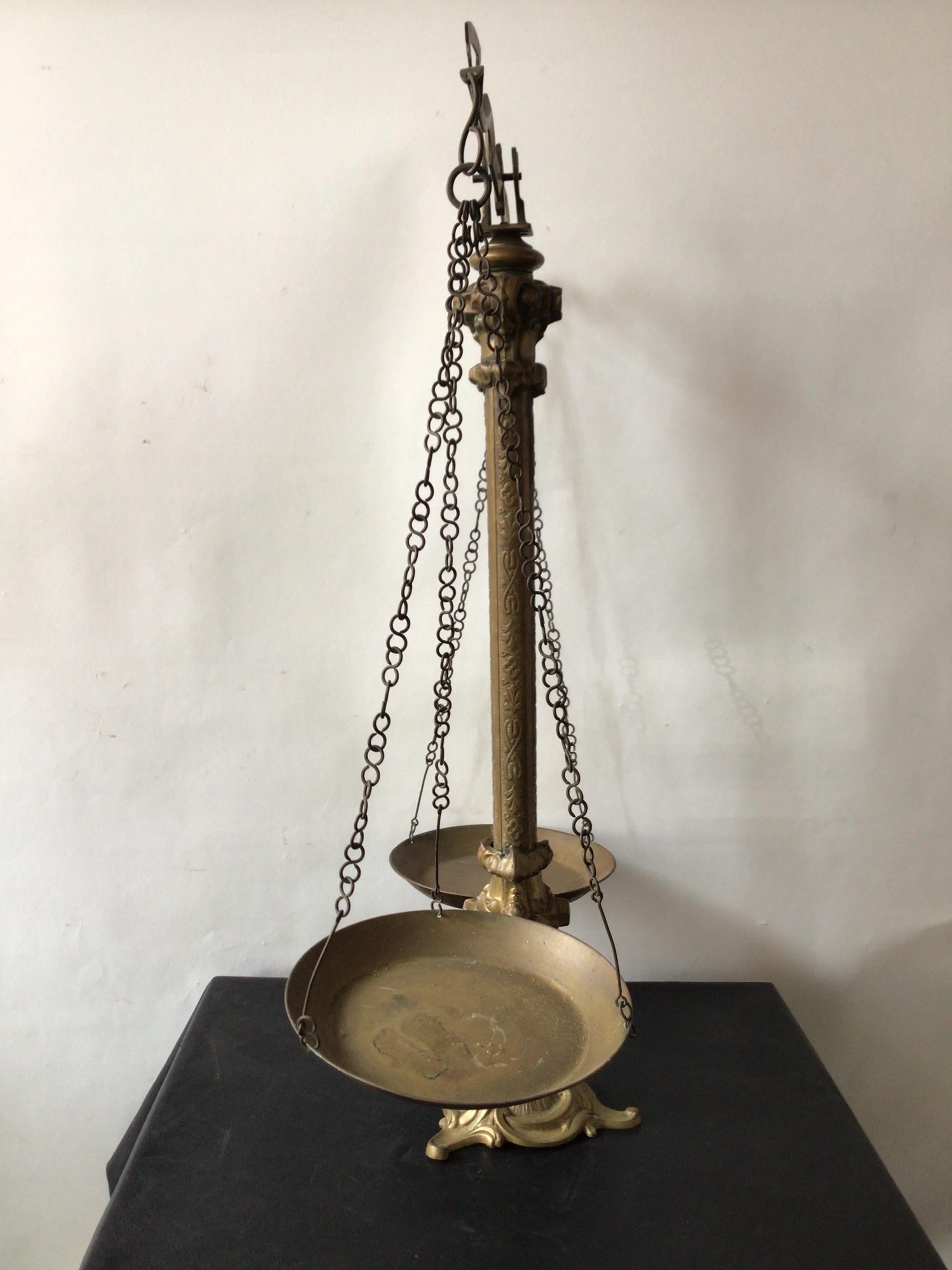 1890s Brass Scale 1