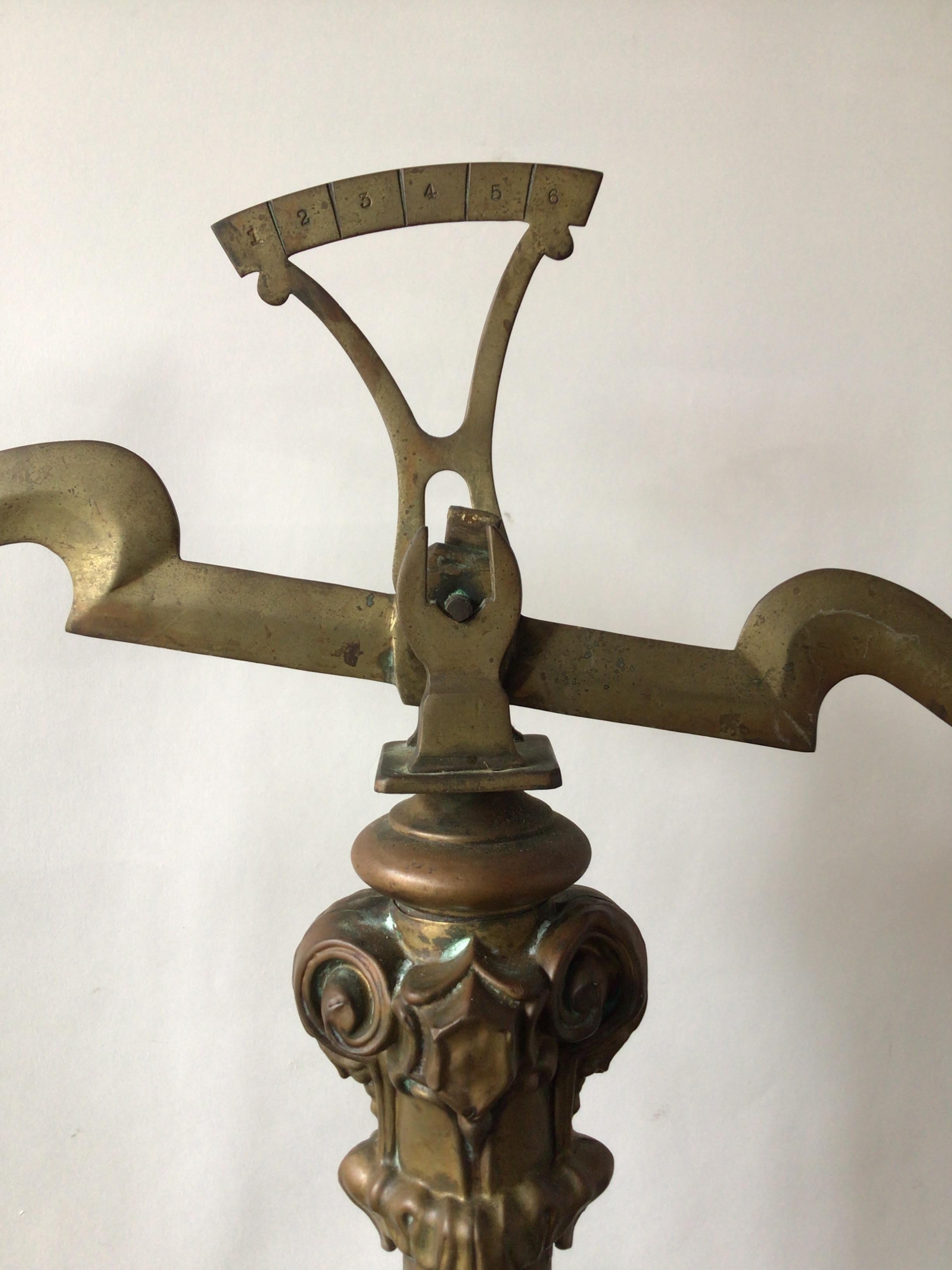 1890s Brass Scale 2