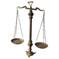 Antique 1890s Brass Scale