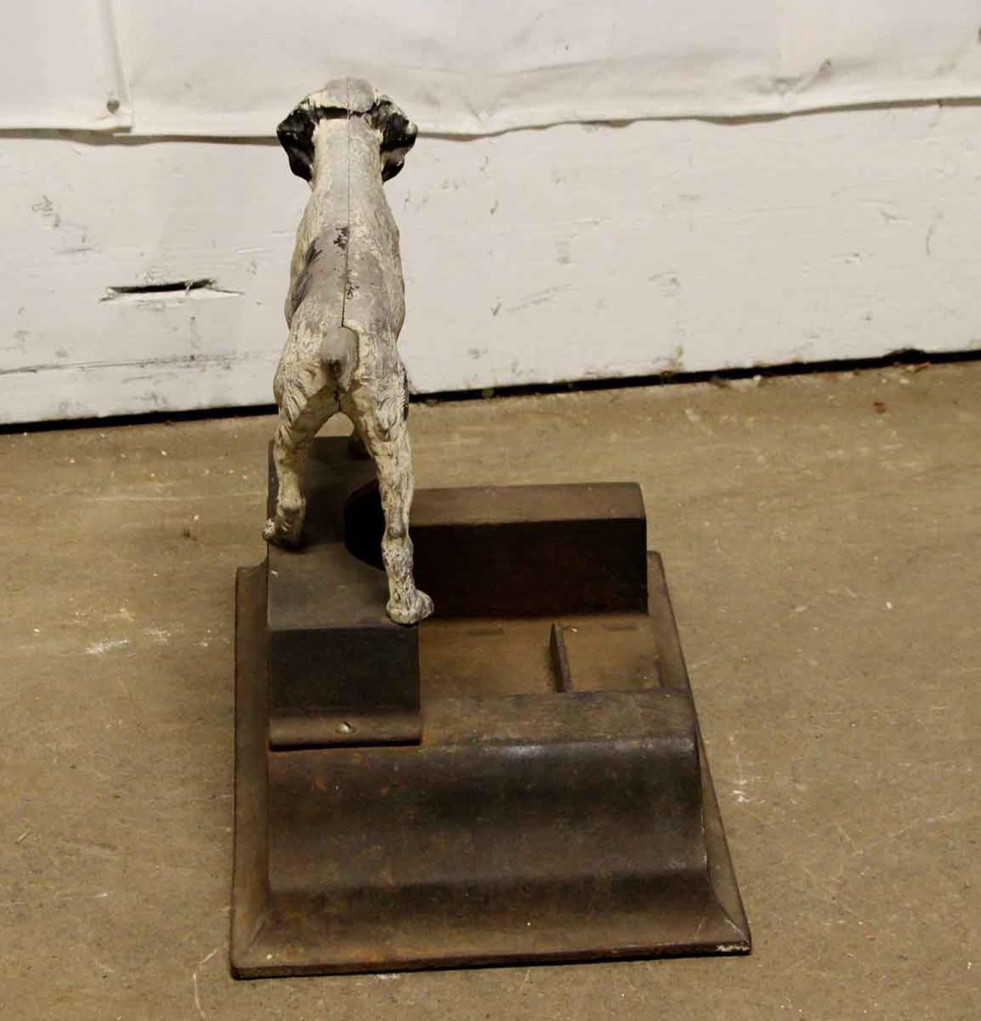 American 1890s Cast Iron English Setter Doggie Boot Scraper For Sale