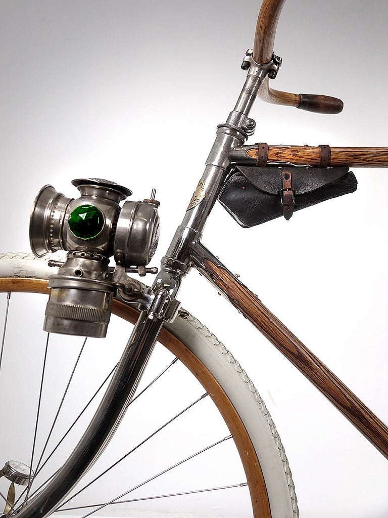 1890s Chilion Men s Wooden Frame Bicycle by M D Stebbins 1890s Chilion Men s Wooden Frame Bicycle by M D Stebbins