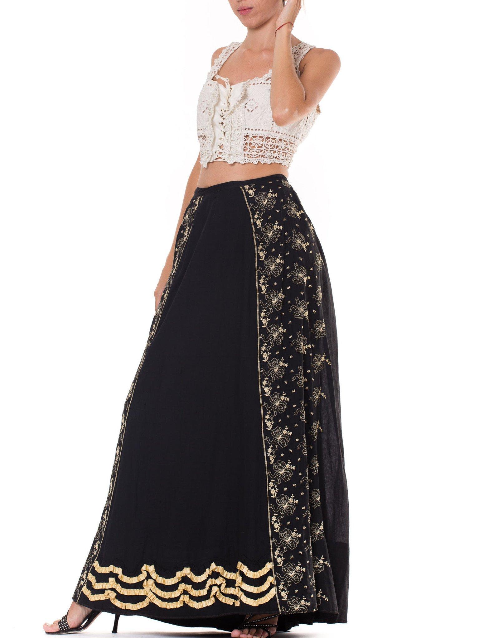 black victorian skirt