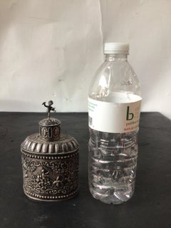 1890s European Sterling Silver Bumble Bee Box