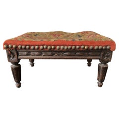 1890s French Louis XVI Footstool