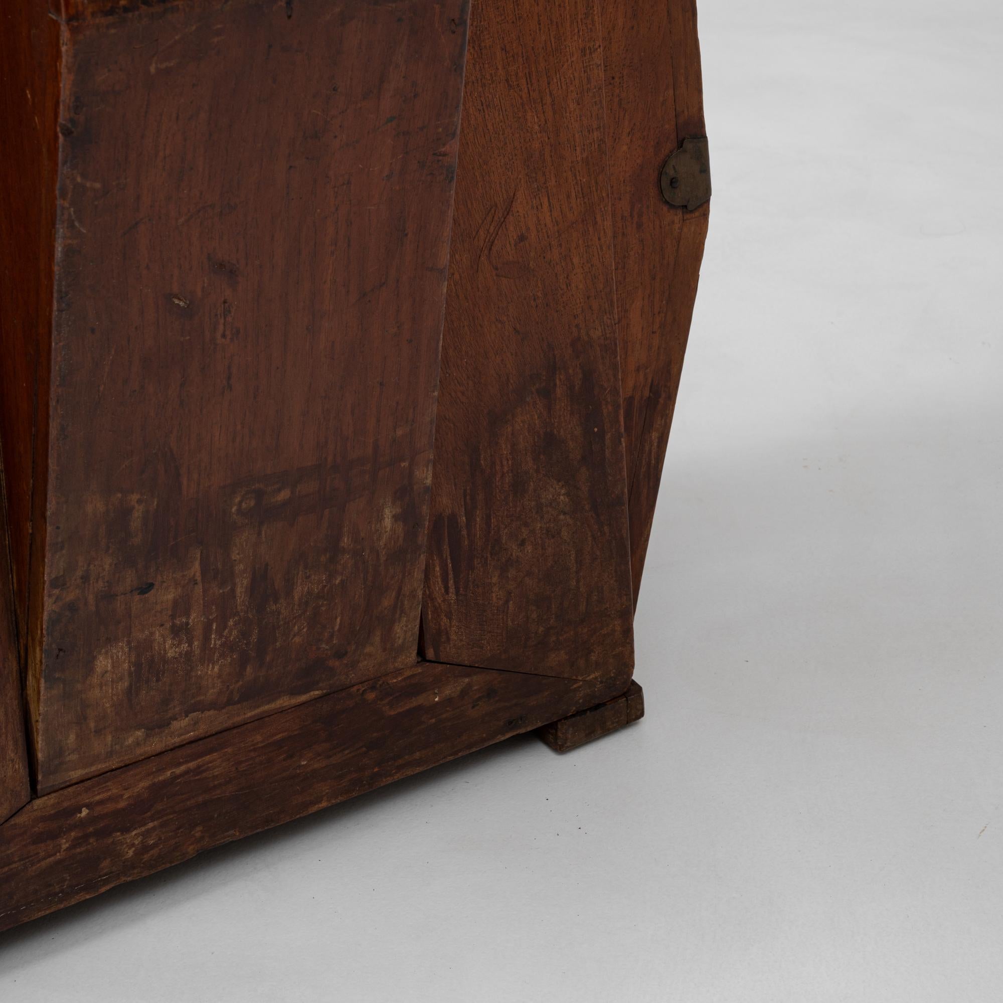 Étui à violoncelle en bois cubiste moderniste français des années 1890 en vente 6