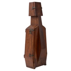 1890er Jahre Französisch Modernist Cubist Holz Cello Fall