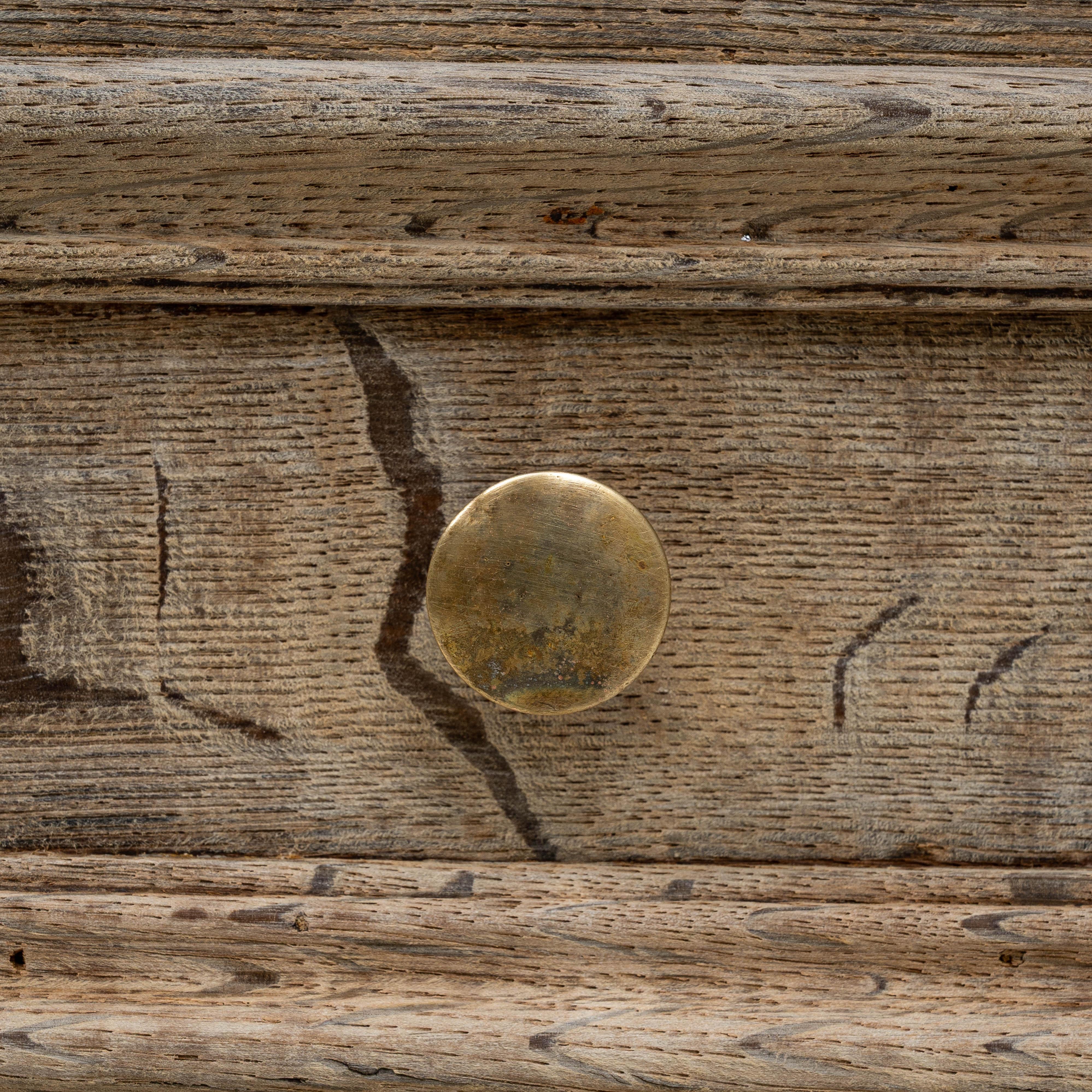 1890er Jahre Französisch Provincial Eiche Vitrine im Angebot 9