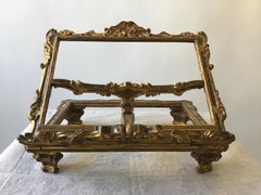 1890s Giltwood Italian Book Stand
