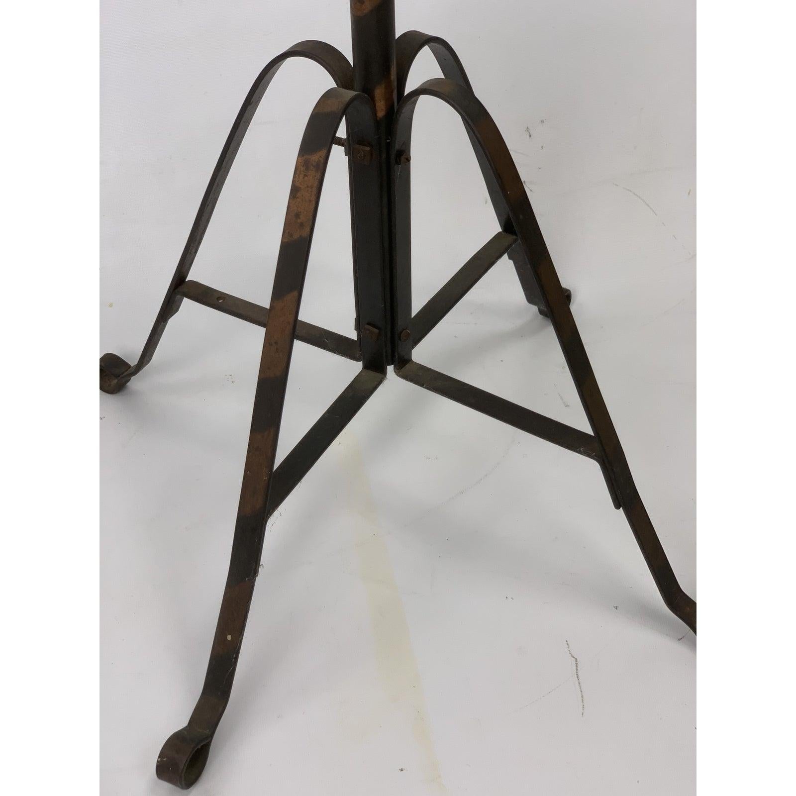 1890s High Quality Castiron/Copper Coat Rack For Sale 1