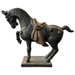 1890s Iron Horse Doorstop