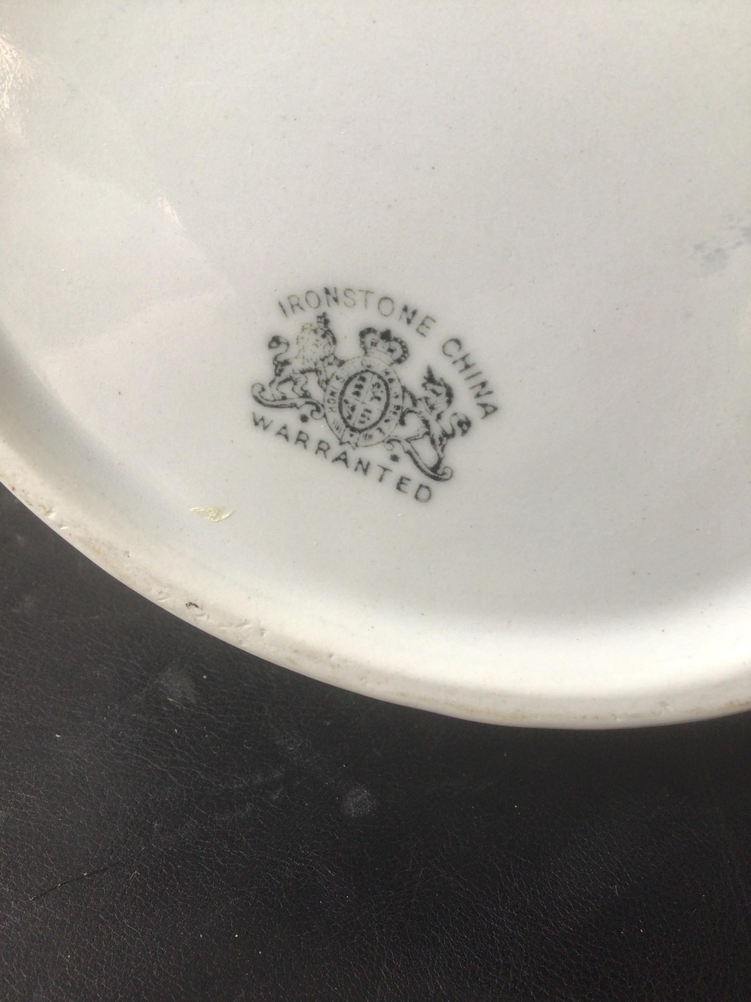 Jarra de agua de ironstone de 1890 en venta 3