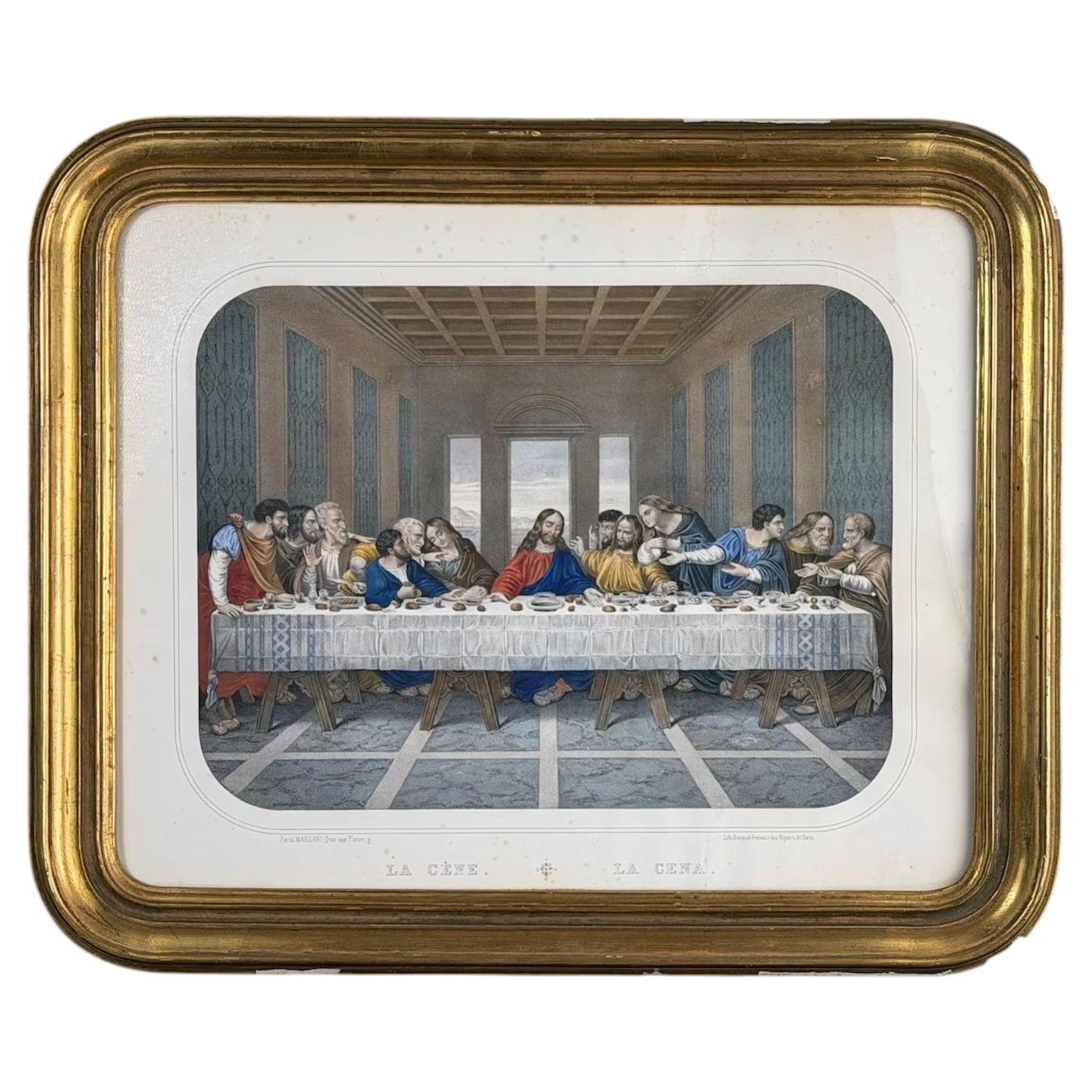 1890s, "La Cène (The Last Supper) after Leonardo da Vinci" - MAESANI Paris