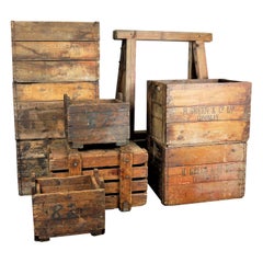 Antique 1890s Large Mill Decorative Box/Storage Box