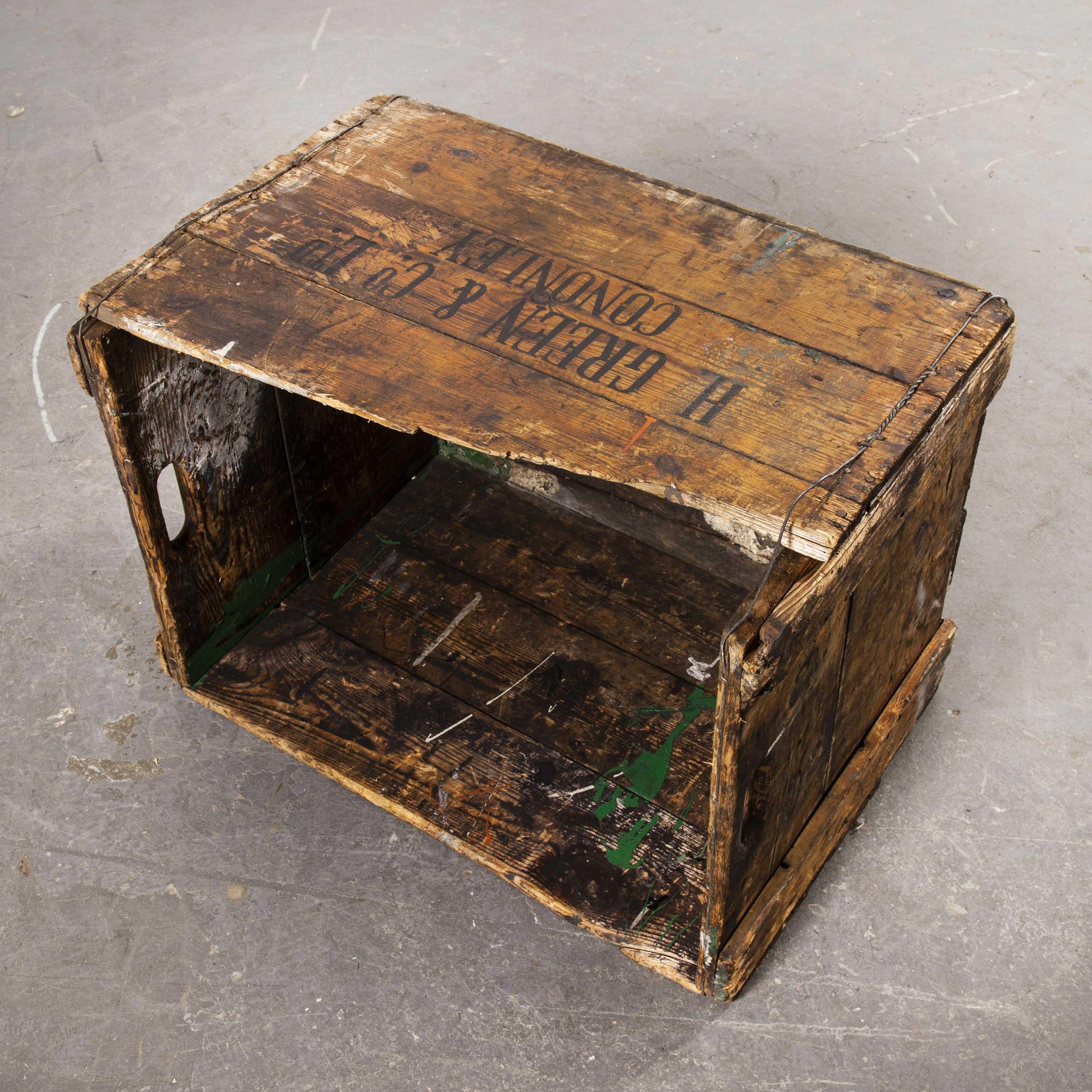 1890s Large Mill Decorative Pine Crate 'Crate 4' 4