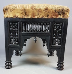 1890s Liberty's Mashrabiya Stool