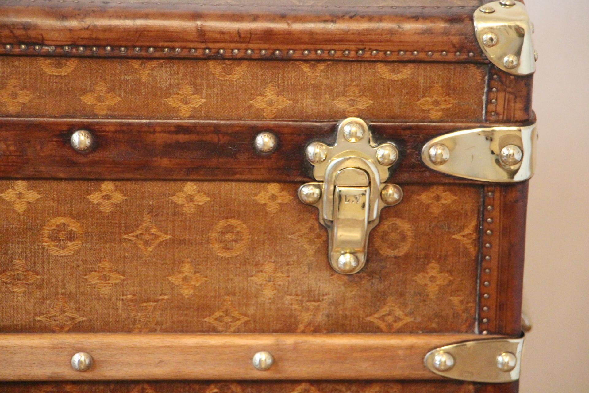 Art Deco 1890s Louis Vuitton Shoe Trunk, Louis Vuitton Trunk, Louis Vuitton Steamer Trunk