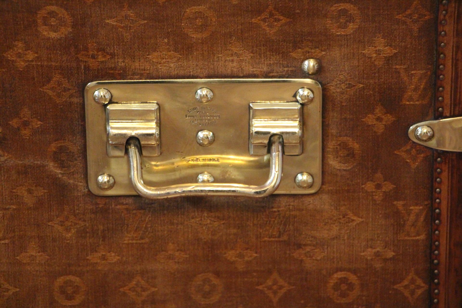 Brass 1890s Louis Vuitton Shoe Trunk, Louis Vuitton Trunk, Louis Vuitton Steamer Trunk