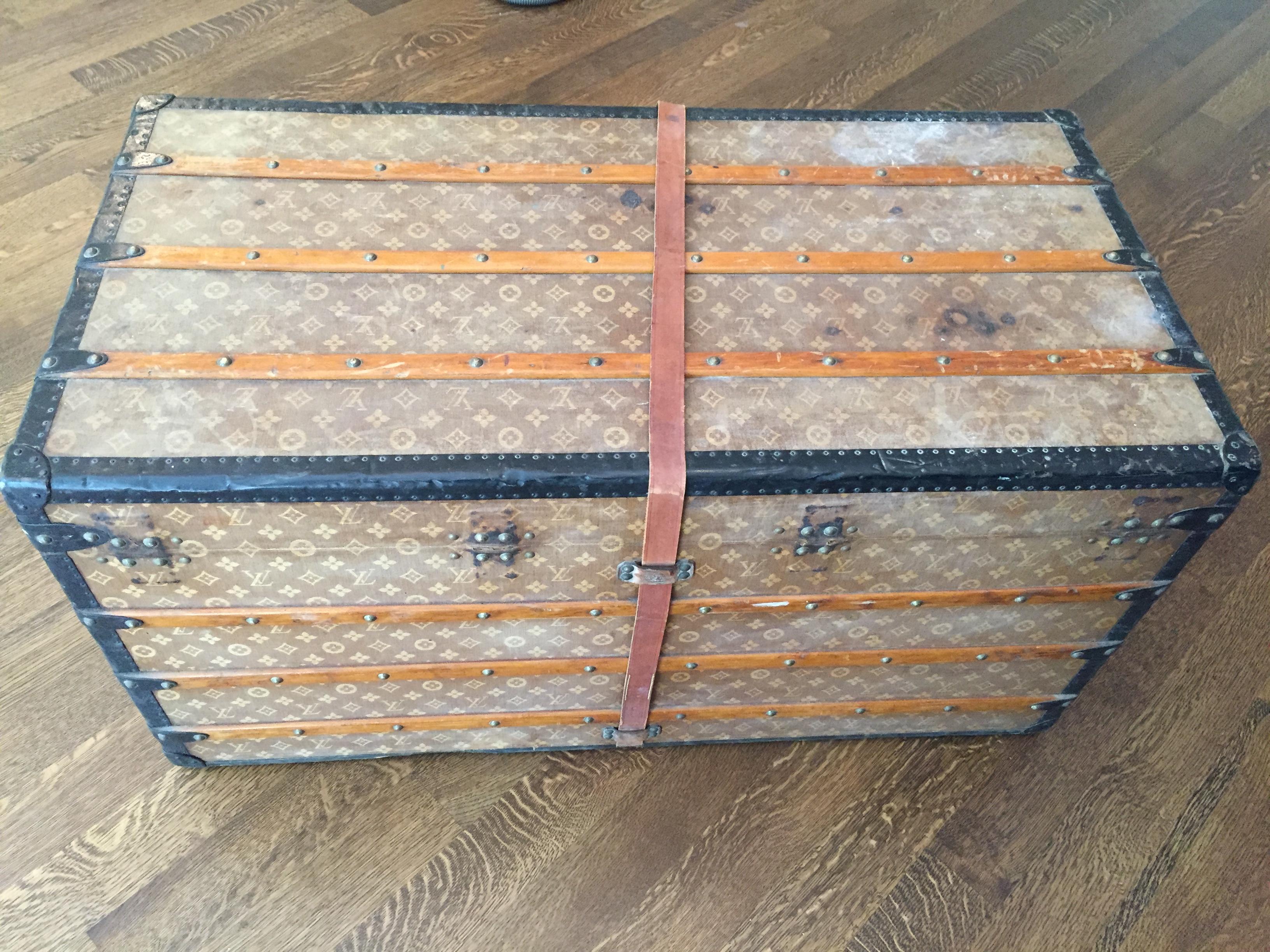 XIX secolo Baule a vapore Louis Vuitton del 1890