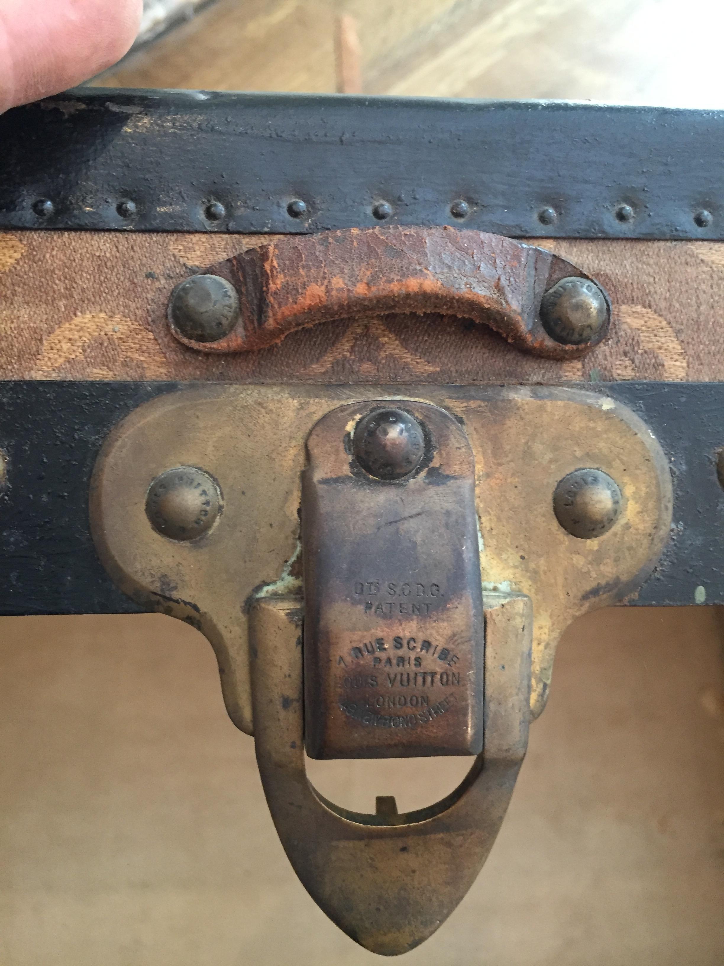 Pelle Baule a vapore Louis Vuitton del 1890