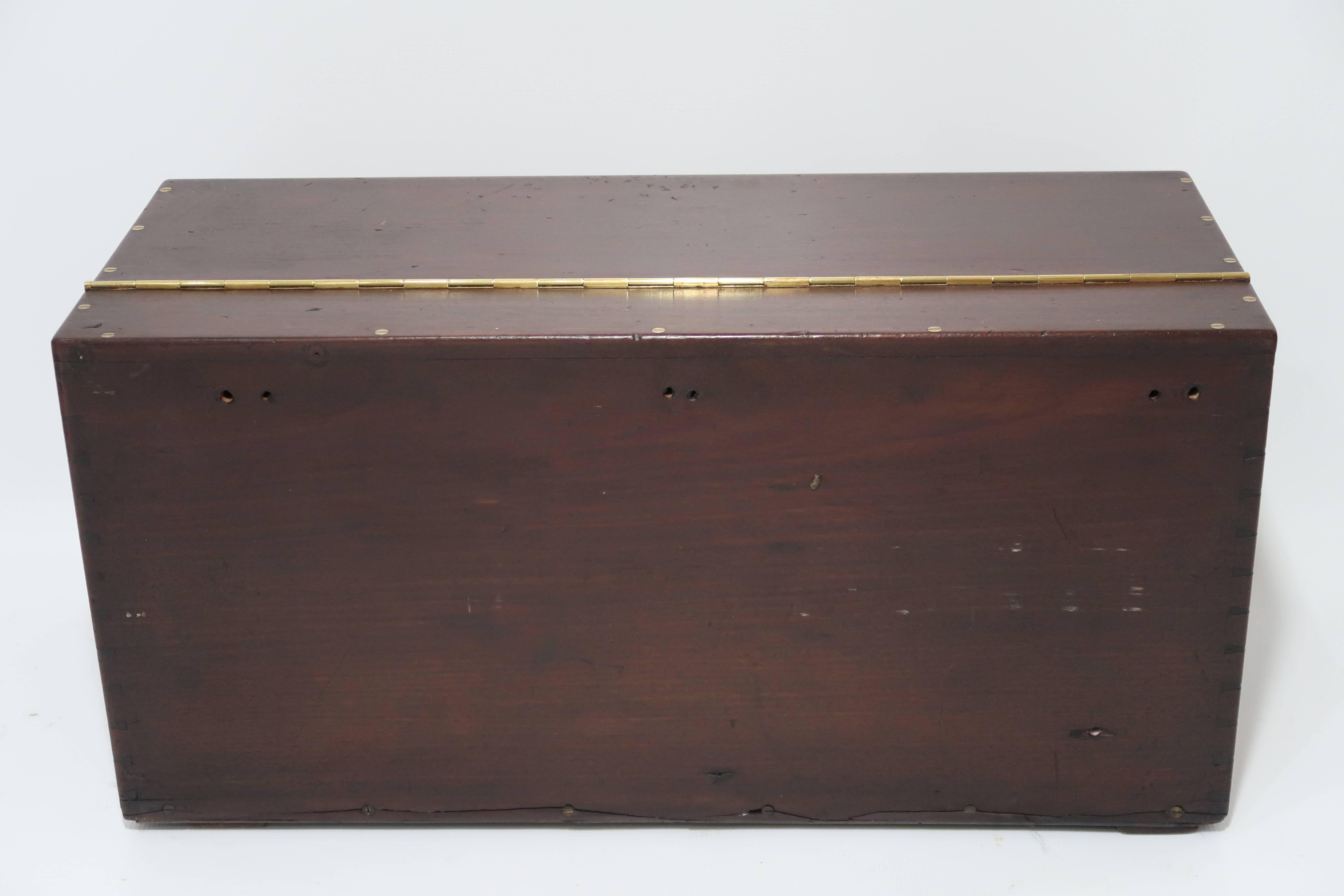 French 1890s Louis Vuitton Wooden Tool Box Trunk, 1 of the 100 Legendary Trunks For Sale