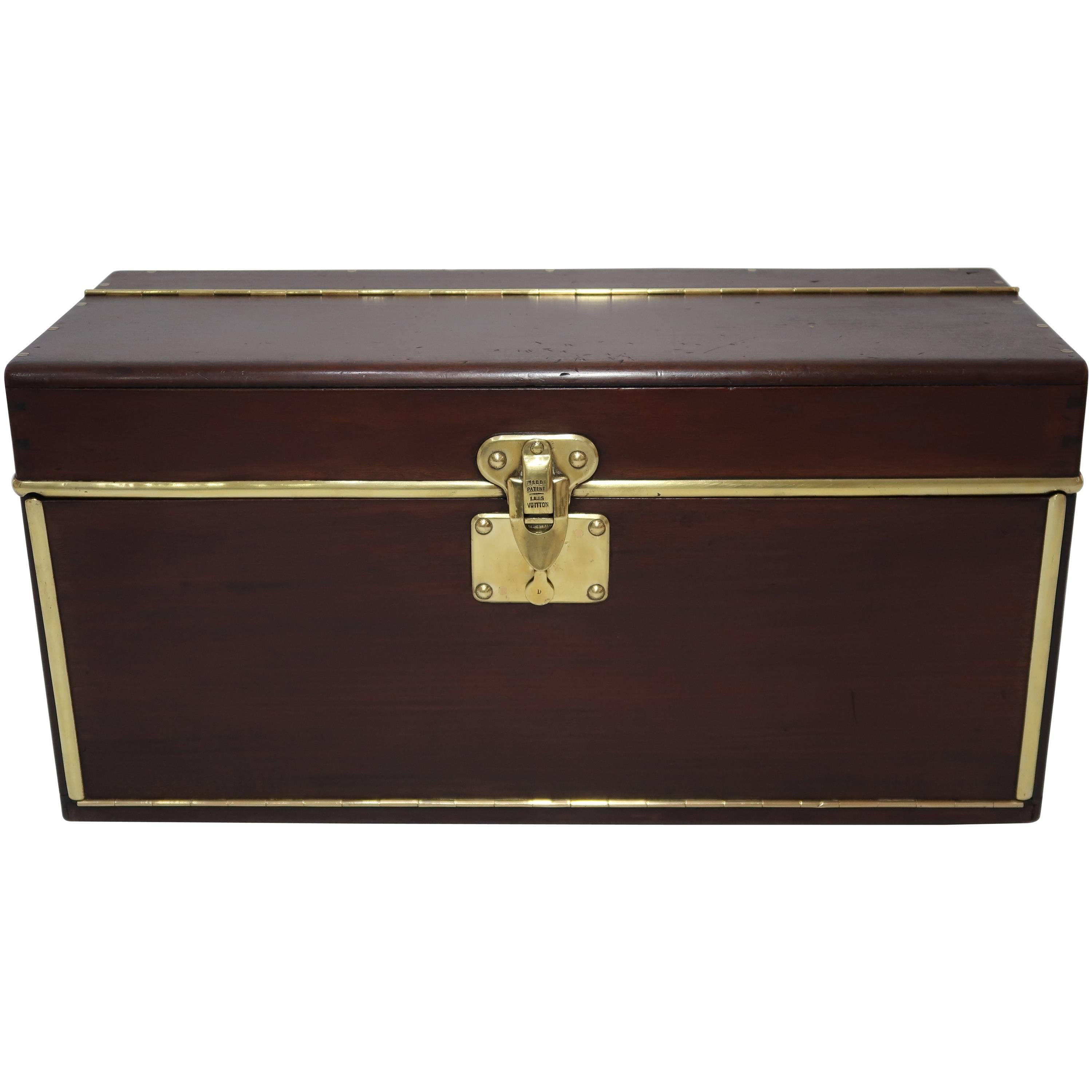 1890s Louis Vuitton Wooden Tool Box Trunk, 1 of the 100 Legendary Trunks For Sale