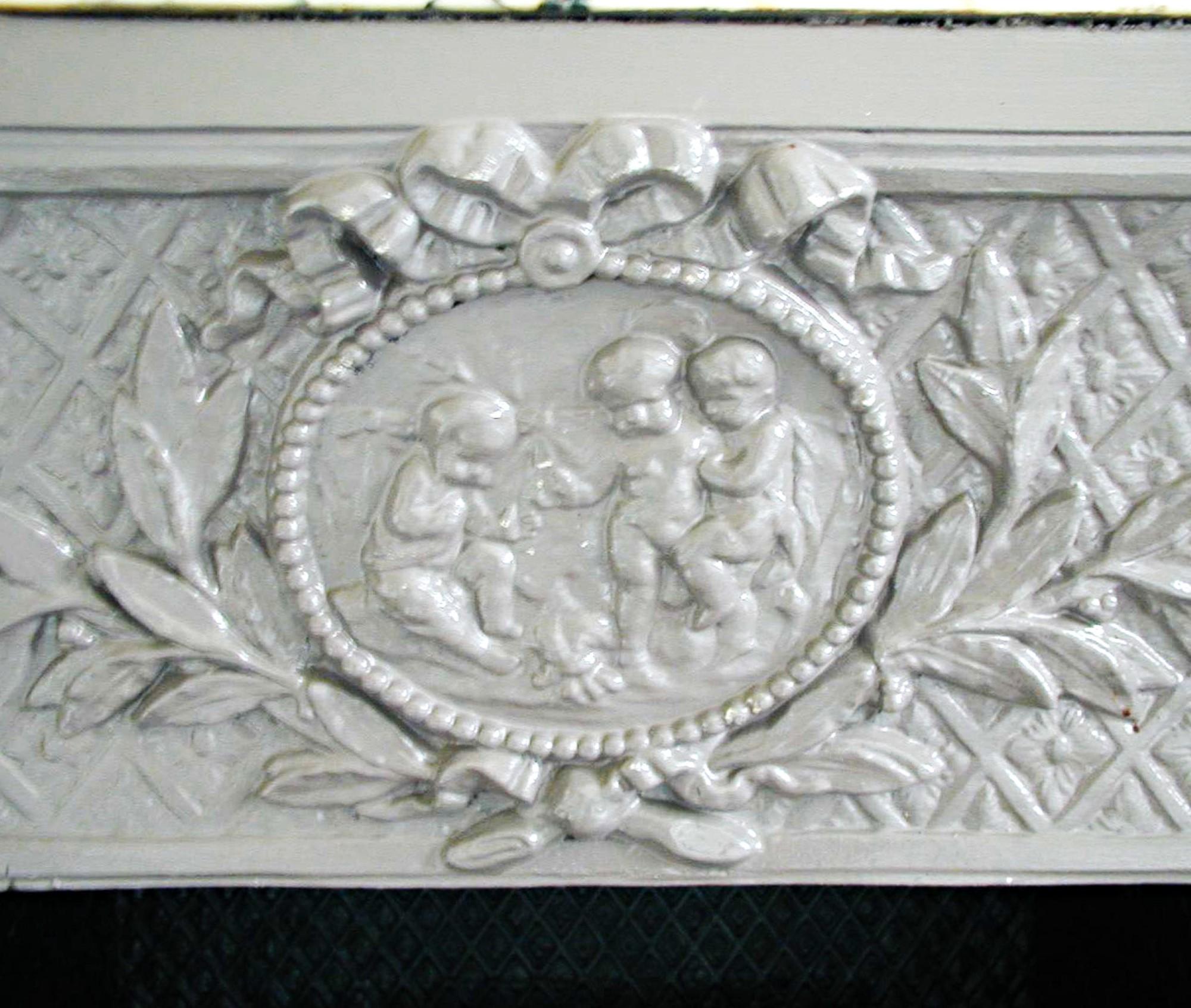 Original NYC Plaza Hotel Marble Mantel Bronze Ormolu 1