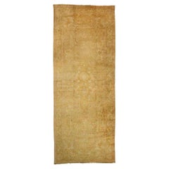 Late 19th Century Antique Turkish Oushak Carpet with Traditional Style