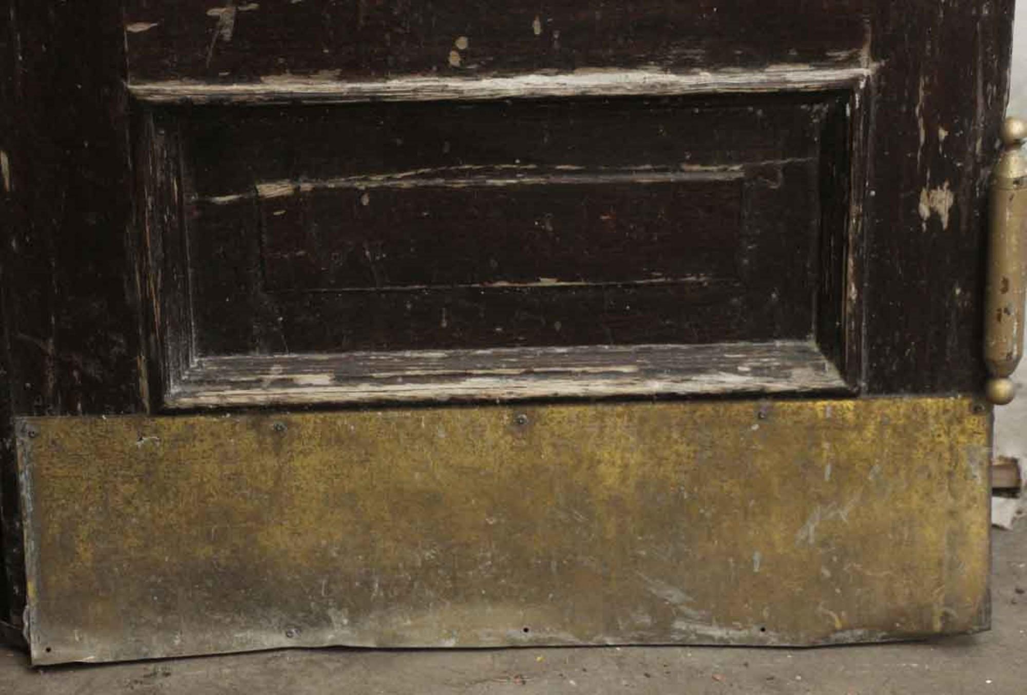 1890s Pair Antique Wood and Glass Swinging Doors Brownstone In Good Condition In New York, NY